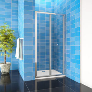 760mm(Width) x 1850mm(Height) Bifold Shower Door Enclosure Cubicle